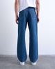 Topman Topman rigid baggy jeans in mid wash-Blue - 4