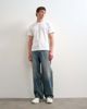 Topman Topman rigid baggy jeans in mid wash tint-Blue - 2