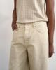 Topman Topman rigid baggy jeans in oat-Neutral - 2