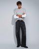 Topman Topman rigid baggy jeans in washed black - 1