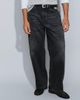 Topman Topman rigid baggy jeans in washed black - 2