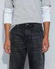 Topman Topman rigid baggy jeans in washed black - 3