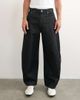 Topman Topman rigid barrel fit jeans in raw black - 2