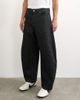 Topman Topman rigid barrel fit jeans in raw black - 4