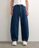 Topman Topman rigid barrel jeans in dark wash-Blue - 1