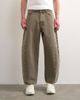 Topman Topman rigid barrel jeans in light brown-Green - 1