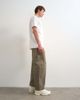 Topman Topman rigid barrel jeans in light brown-Green - 3