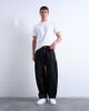 Topman Topman rigid barrel jeans in raw black - 2