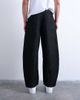 Topman Topman rigid barrel jeans in raw black - 4