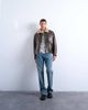 Topman Topman rigid flare jeans in mid wash-Blue - 1