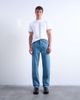 Topman Topman rigid straight jeans in mid wash-Blue - 2