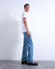 Topman Topman rigid straight jeans in mid wash-Blue - 3