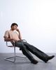Topman Topman rigid straight leg jeans in brown coated - 4