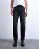 Topman Topman rigid straight leg jeans in washed black - 1