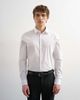 Topman Topman slim fit long sleeve formal stretch shirt in white - 1