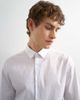 Topman Topman slim fit long sleeve formal stretch shirt in white - 3