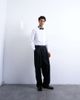 Topman Topman slim fit long sleeve tuxedo shirt with bib in white - 2