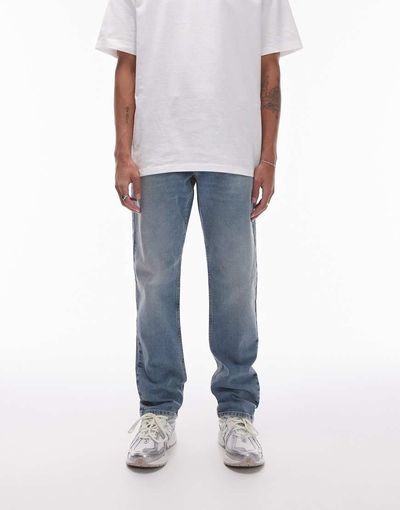 Topman Topman slim jeans in light blue