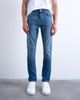 Topman Topman stretch skinny jeans in mid wash-Blue - 1