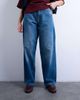 Topshop Hourglass Topshop Hourglass Cinch relaxed jeans in vintage blue - 2