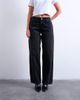 Topshop Hourglass Topshop Hourglass Cinch relaxed jeans in washed black - 1