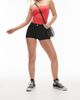 Topshop Hourglass Topshop Hourglass denim Joni shorts in black - 4