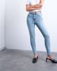 Topshop Hourglass Topshop Hourglass Jamie high rise skinny jeans in bleach-Blue - 1