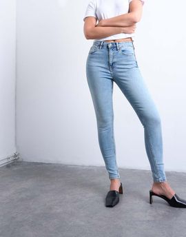Topshop Hourglass Topshop Hourglass Jamie high rise skinny jeans in bleach-Blue