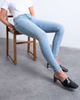 Topshop Hourglass Topshop Hourglass Jamie high rise skinny jeans in bleach-Blue - 2