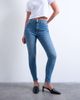 Topshop Hourglass Topshop Hourglass Jamie high rise skinny jeans in mid blue - 1
