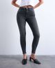 Topshop Hourglass Topshop Hourglass Jamie high rise skinny jeans in washed black - 3