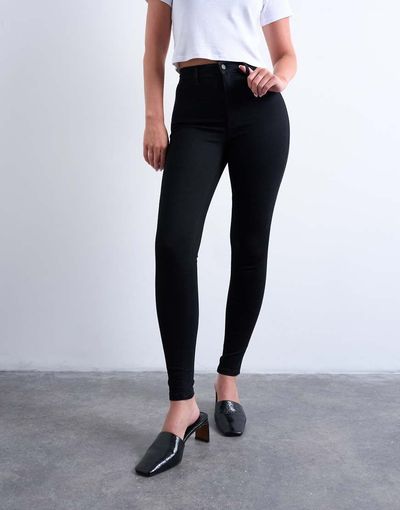 Topshop Hourglass Topshop Hourglass Joni high rise jean super skinny in black