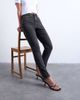 Topshop Hourglass Topshop Hourglass Original high rise mom jean in washed black - 1