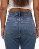 Topshop Hourglass Topshop Hourglass Original high rise Mom jeans in mid blue - 4
