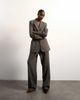 Topshop Tolu Coker x Topshop tailored pants in taupe-Brown - 1