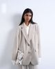 Topshop Topshop 2 button relaxed fit blazer in stone - part of a set-Neutral - 1