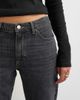 Topshop Topshop 90's bootcut low rise jeans in washed black-Blue - 4