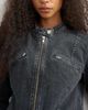 Topshop Topshop 90s fitted jacked in washed black - 3