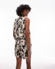 Topshop Topshop abstract animal print romper in mono-Multi - 2
