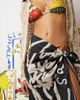 Topshop Topshop abstract floral sarong in black & cream - 3