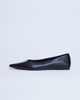 Topshop Topshop Ace point toe flat shoe in black - 1