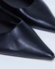 Topshop Topshop Ace point toe flat shoe in black - 2