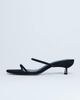 Topshop Topshop Ada real suede kitten heel mules in black - 3