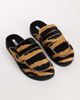 Topshop Topshop Addie loafer mule in zebra print hair on real leather-MULTI - 2