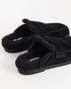 Topshop Topshop Addie real suede mule loafer with shearling in black - 4
