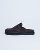 Topshop Topshop Addie real suede mule loafers in chocolate-Brown - 1