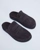 Topshop Topshop Addie real suede mule loafers in chocolate-Brown - 3