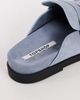 Topshop Topshop Addie real suede mule loafers in cornflower blue - 4