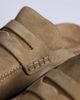 Topshop Topshop Addie real suede mule loafers in taupe-Neutral - 4