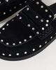 Topshop Topshop Addie real suede studded mule loafer in black - 4